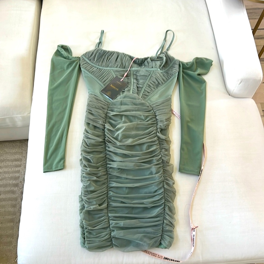 house of CB dress - light green